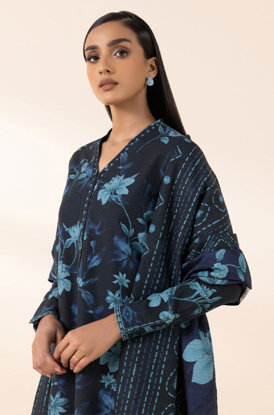 Sapphire 3-Piece Khaddar Suit