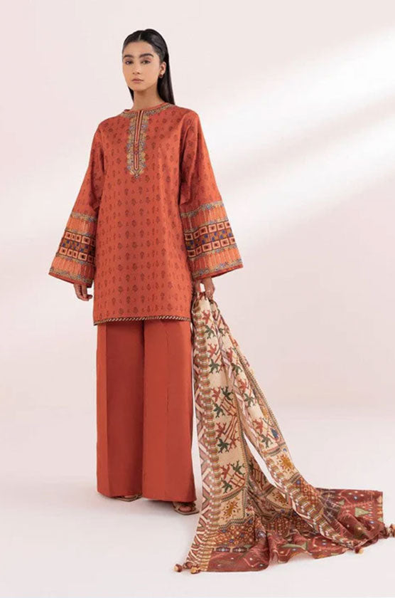 Sapphire 3 Piece Embroidered Lawn Suit