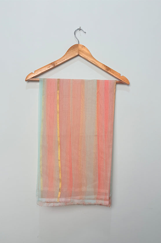 Pink Fancy Organza Dupatta