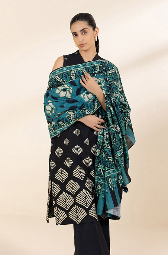 Sapphire 3-Piece Khaddar Suit