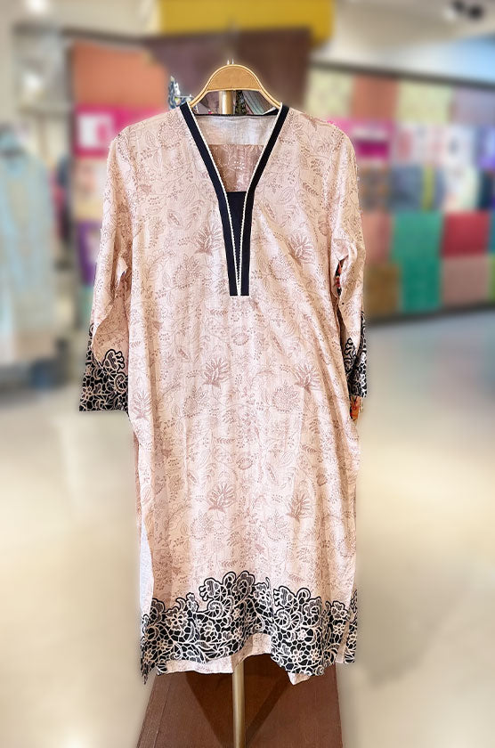 2 Piece Printed Cotton Suit