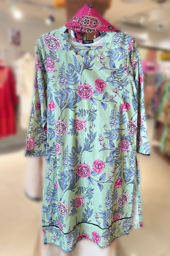 2 Piece Printed Lawn Suit