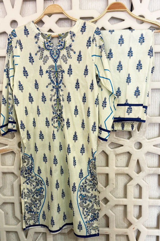 2 Piece Printed Lawn Suit