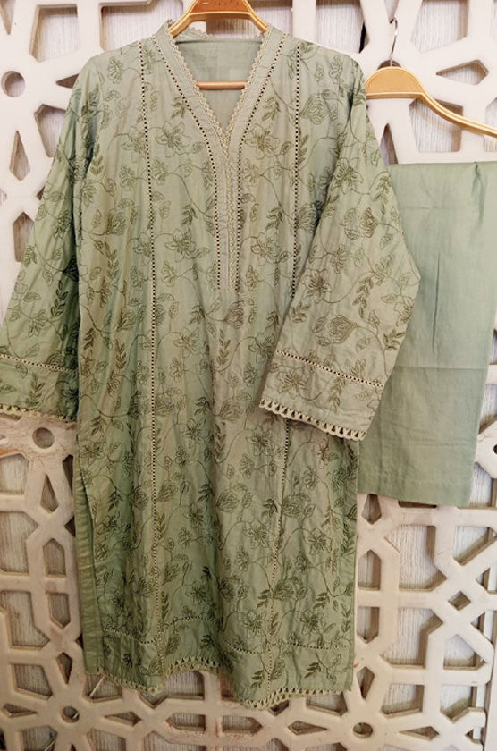 Ikat Full Embroidered 2 Piece Lawn Suit