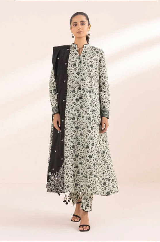 Sapphire 3 Piece Embroidered Lawn Suit